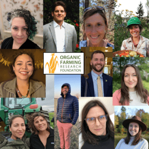 OFRF Team Collage – April 2024 collage of headshots of OFRF staff members with OFRF logo in the middle